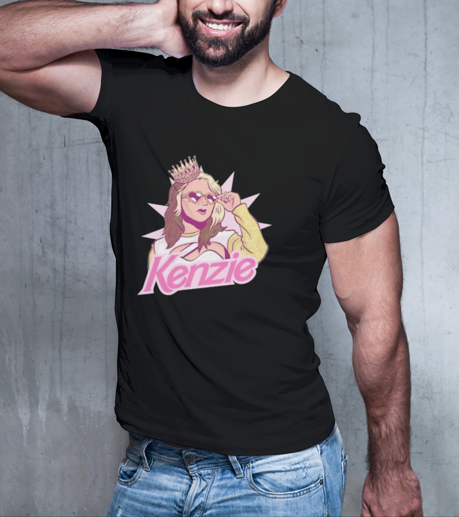 Kenzie Paige Pink Queen Icon With Crown And Sunglasses T-Shirt