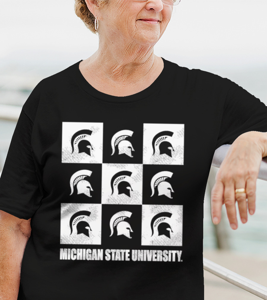 Michigan State University Spartan Checkerbox T-Shirt