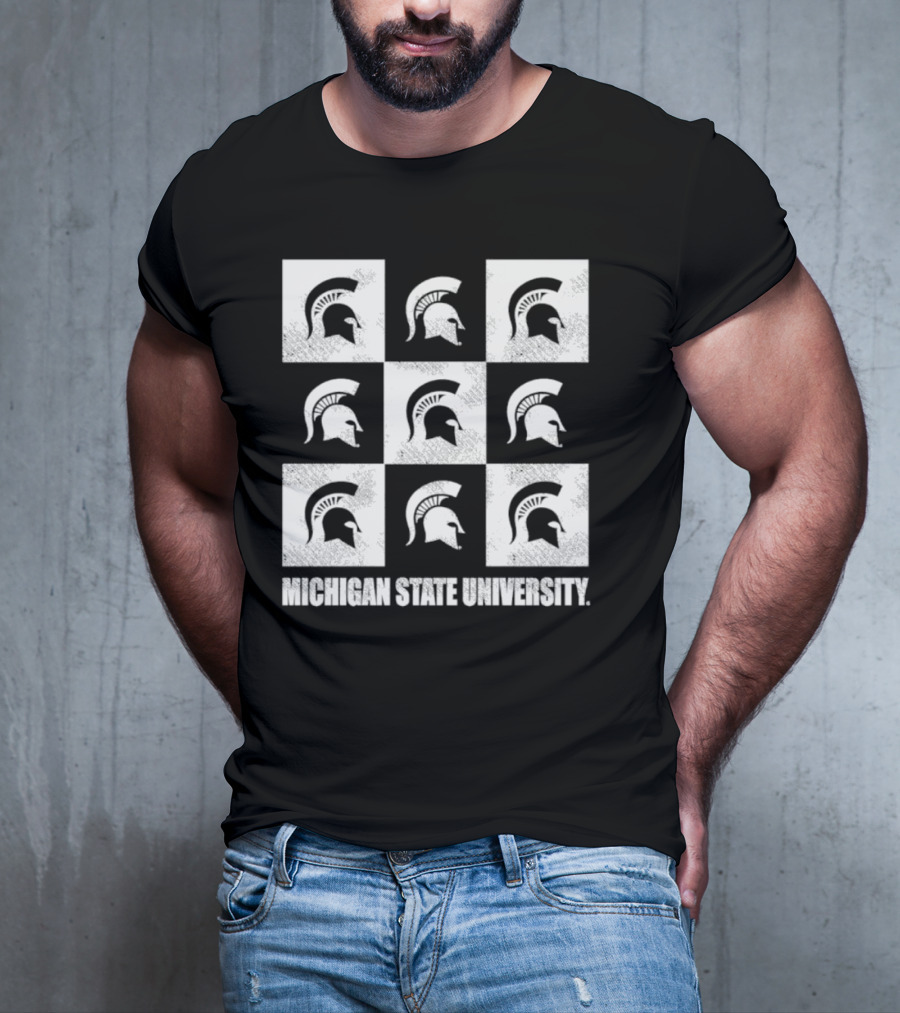 Michigan State University Spartan Checkerbox T-Shirt