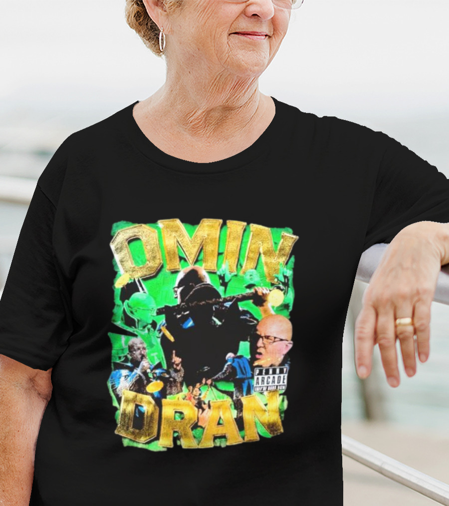 OMIN DRAN Arcade Vintage Parental Advisory T-Shirt