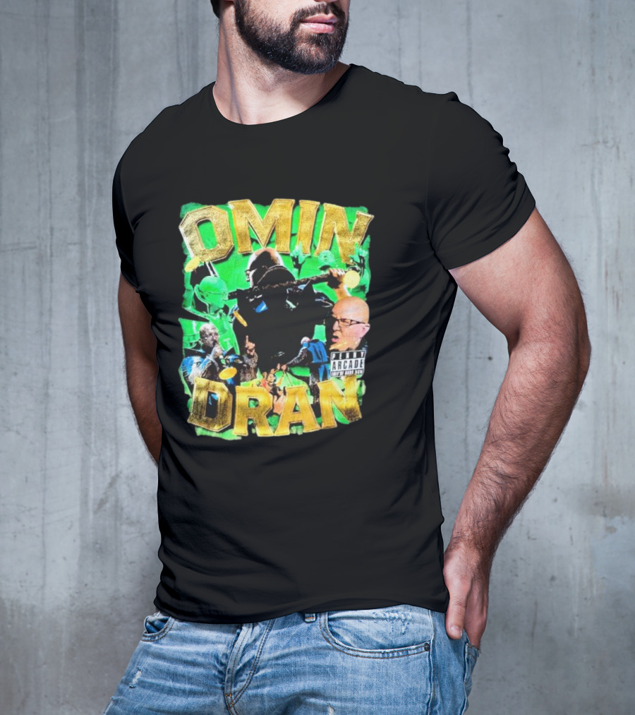 OMIN DRAN Arcade Vintage Parental Advisory T-Shirt