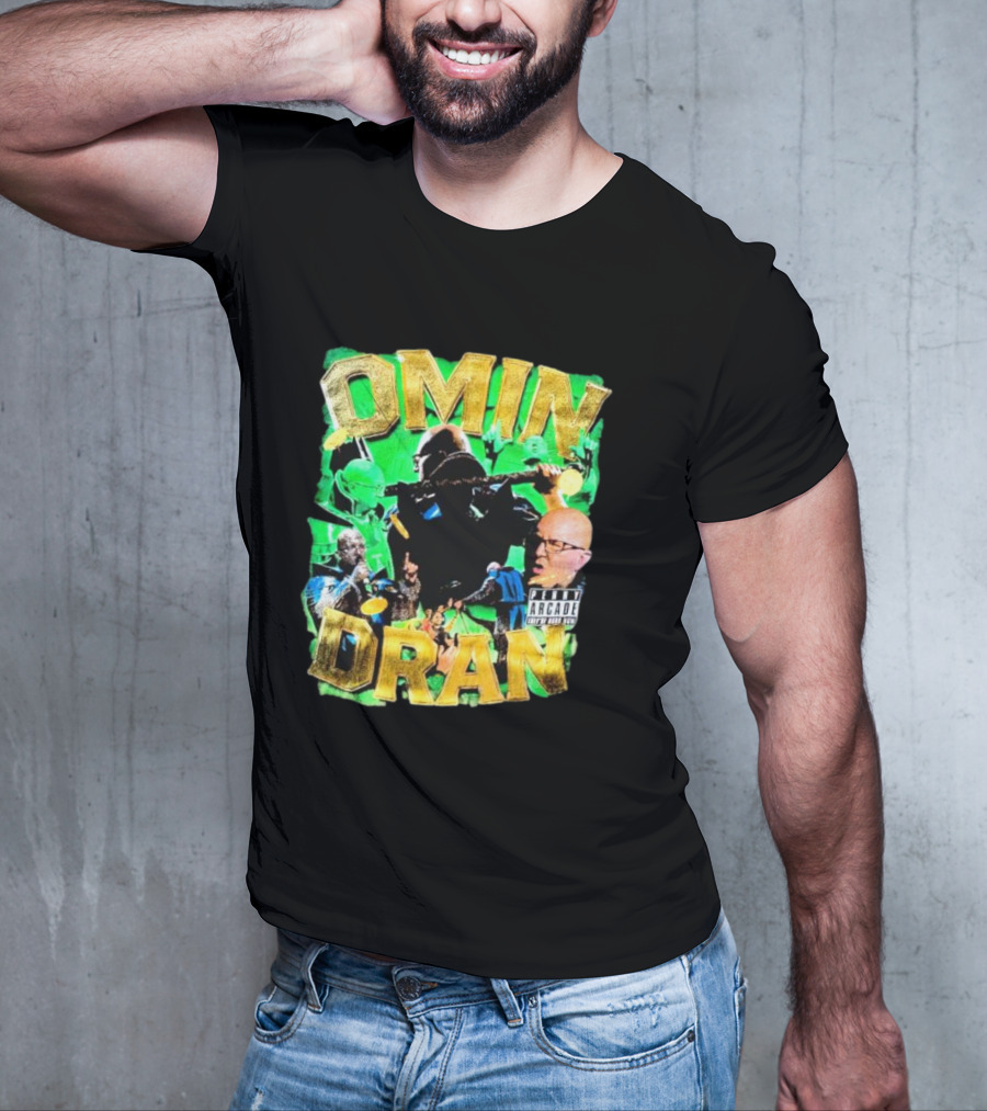 OMIN DRAN Arcade Vintage Parental Advisory T-Shirt