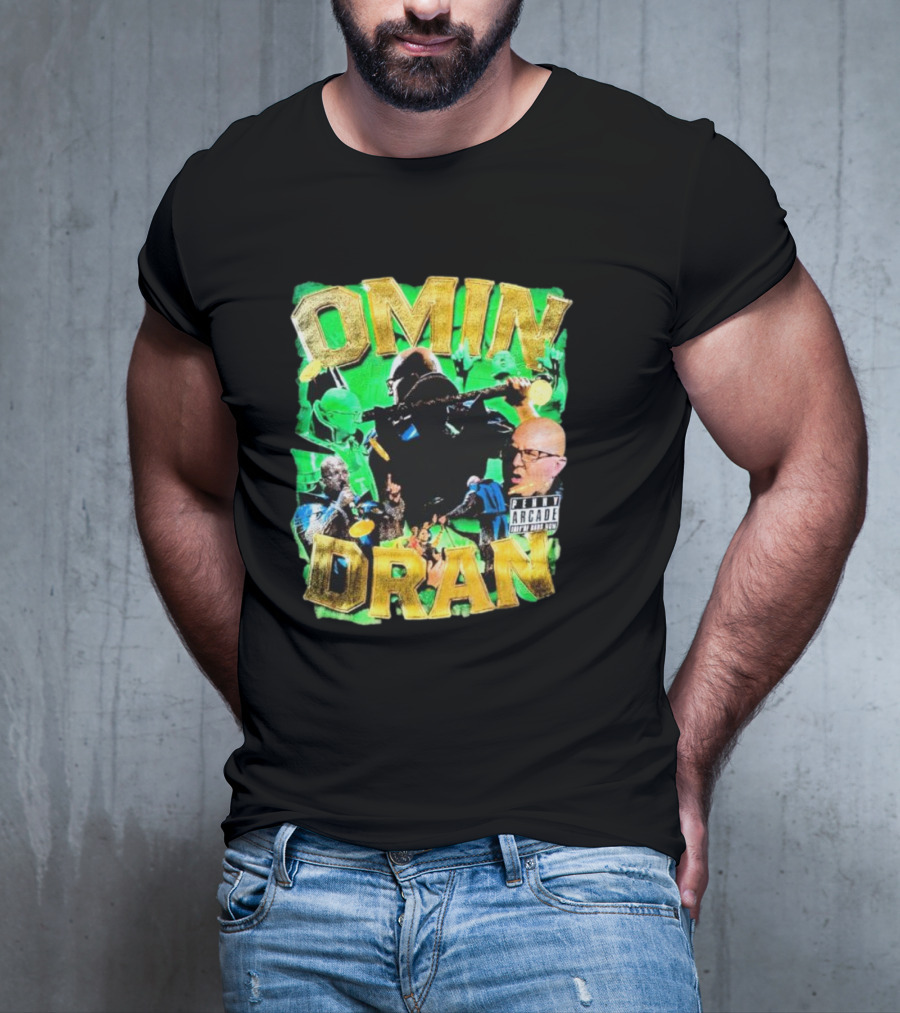 OMIN DRAN Arcade Vintage Parental Advisory T-Shirt