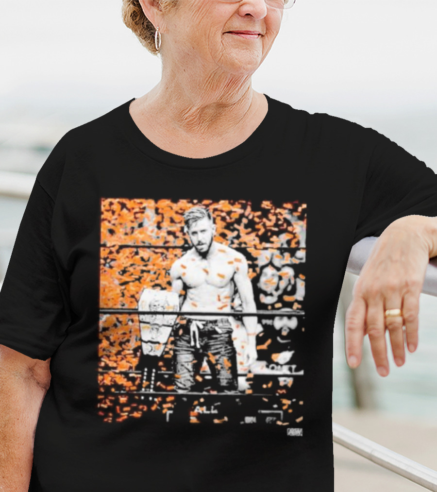 Orange Cassidy AEW Champion Confetti T-Shirt