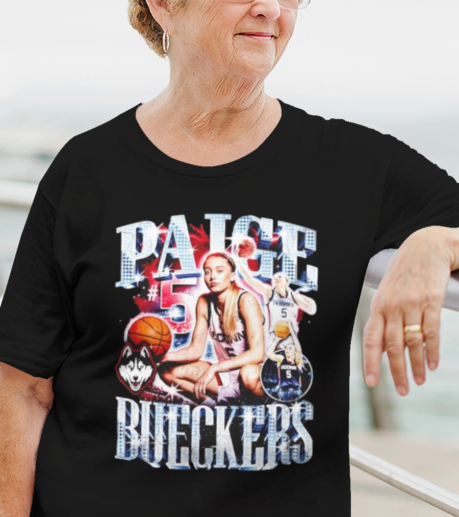 PAIGE #5 BUECKERS UCONN HUSKIES BASKETBALL VINTAGE T-Shirt