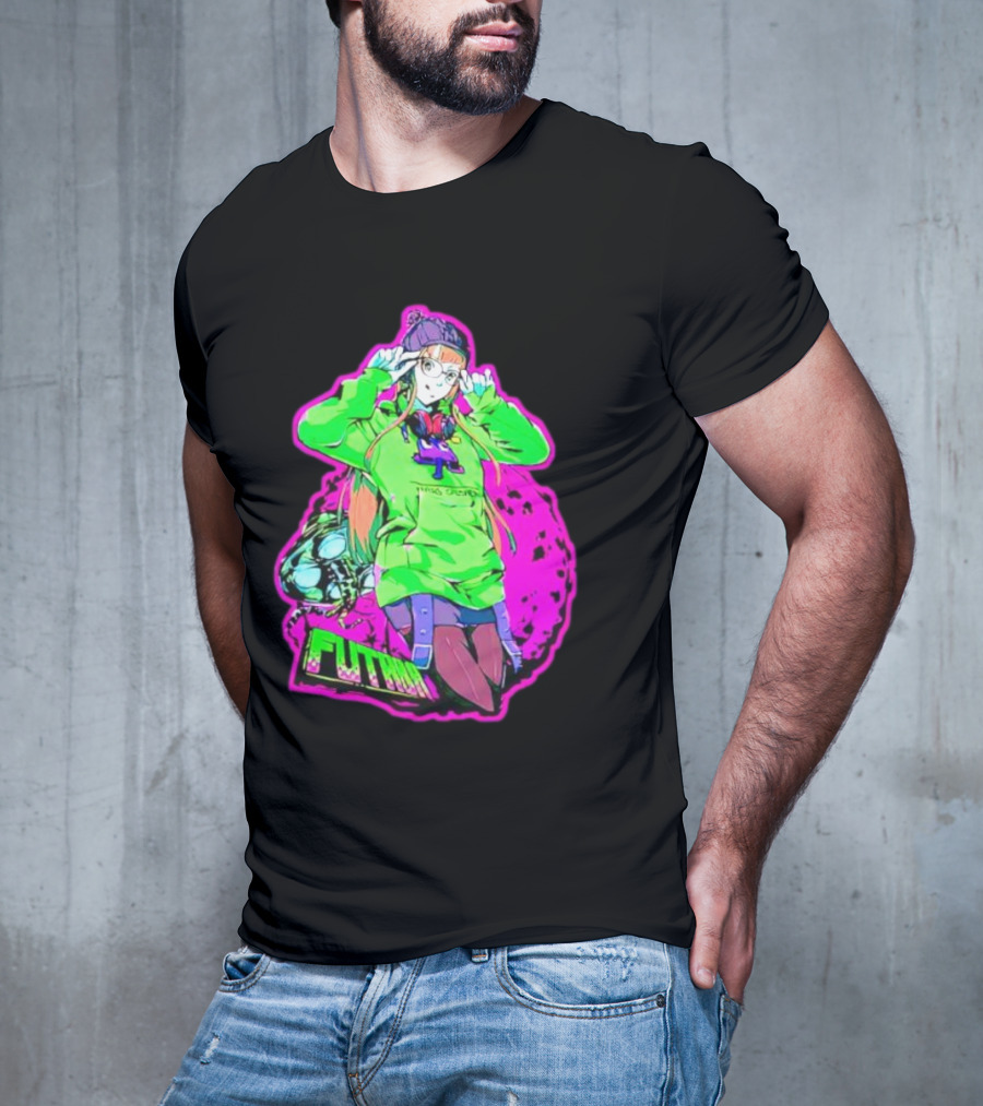 Persona 5 Futaba Sakura Neon Style T-Shirt