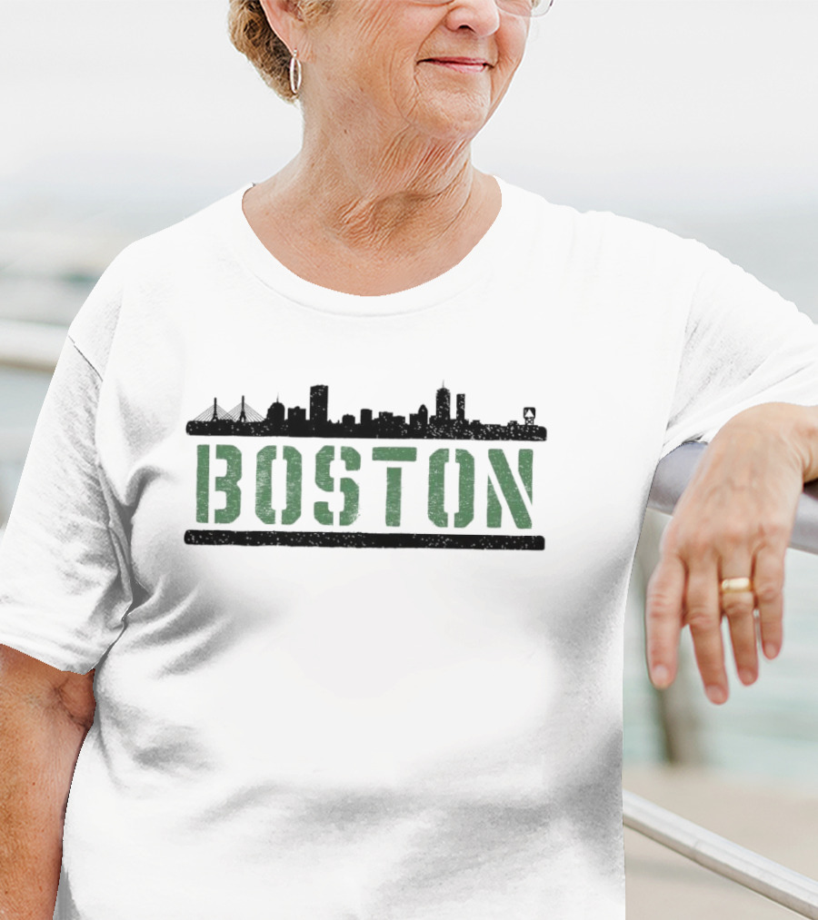 Boston Skyline Cityscape Building T-Shirt