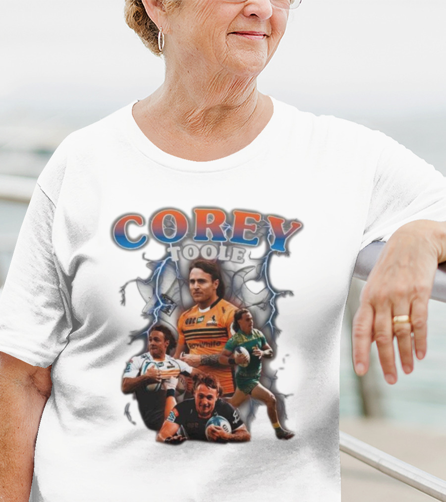 Corey Toole Rugby Lightning Vintage T-Shirt