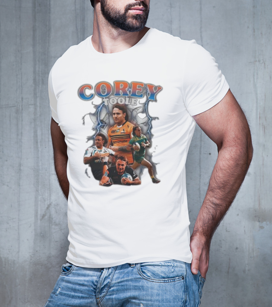 Corey Toole Rugby Lightning Vintage T-Shirt