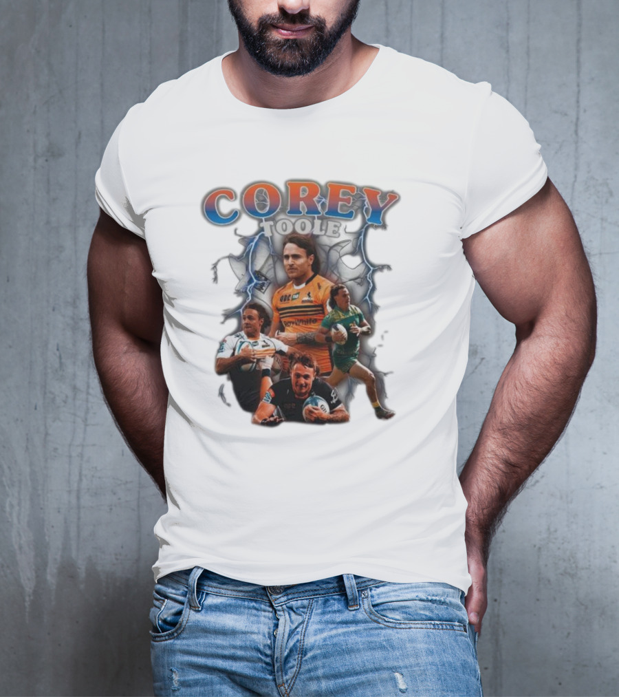 Corey Toole Rugby Lightning Vintage T-Shirt