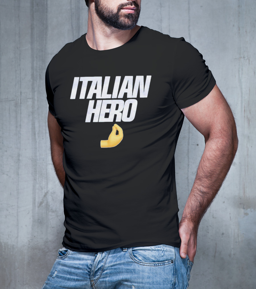 Italian Hero Che Vuoi Hand Gesture Emoji T-Shirt