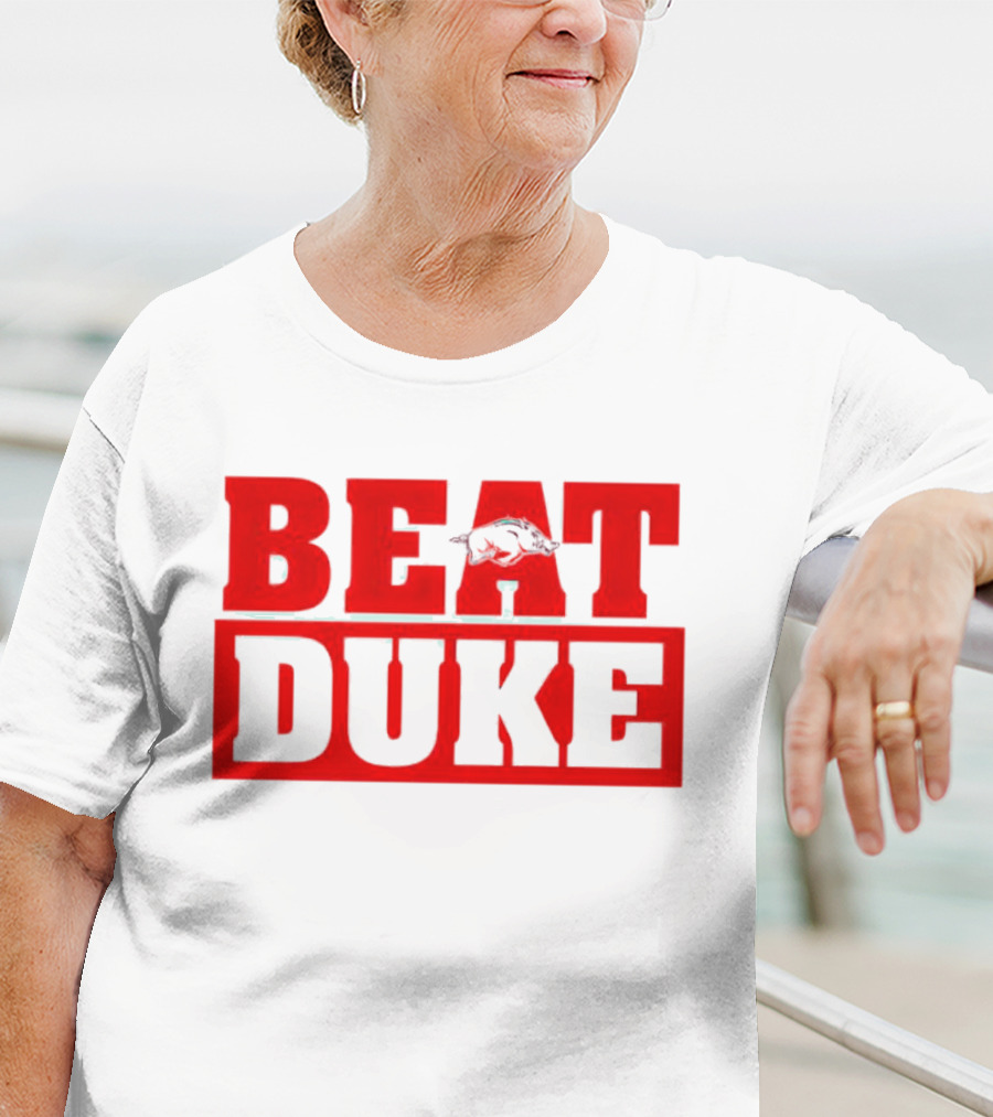 Arkansas Razorbacks Beat Duke Red T-Shirt