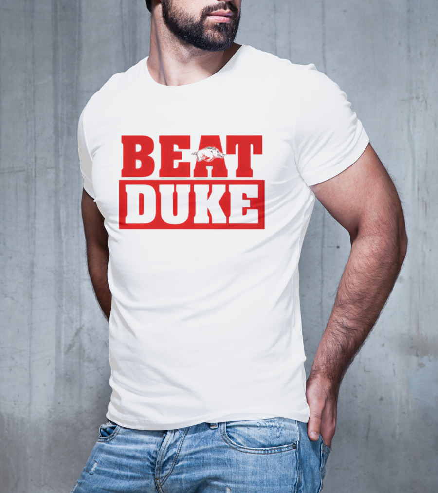 Arkansas Razorbacks Beat Duke Red T-Shirt