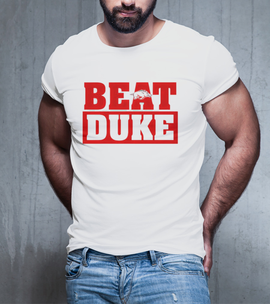 Arkansas Razorbacks Beat Duke Red T-Shirt