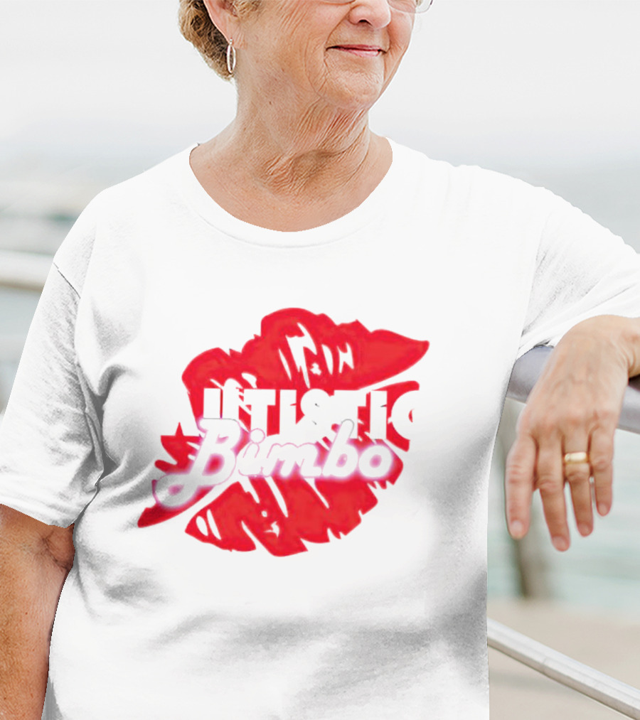 Autistic Bimbo Bold Red Lips T-Shirt