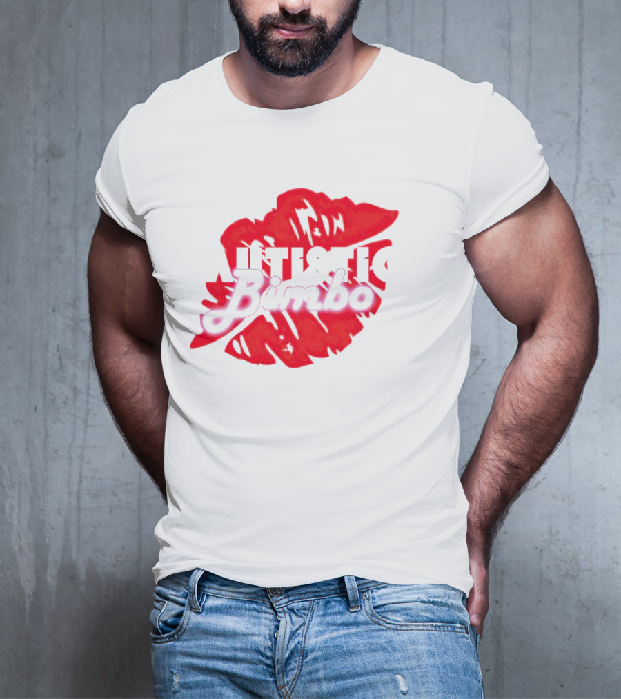 Autistic Bimbo Bold Red Lips T-Shirt