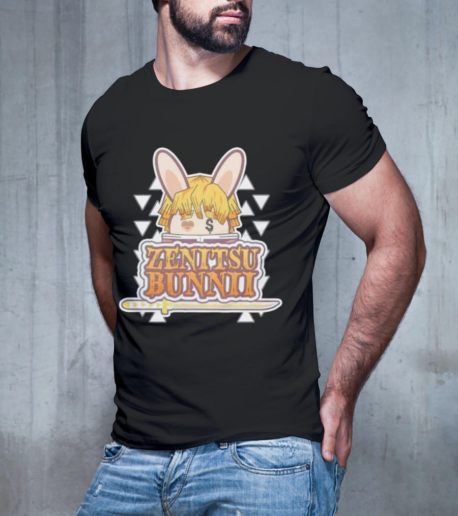 Zenitsu Bunnii Bunnii Gang Samurai Sword T-Shirt