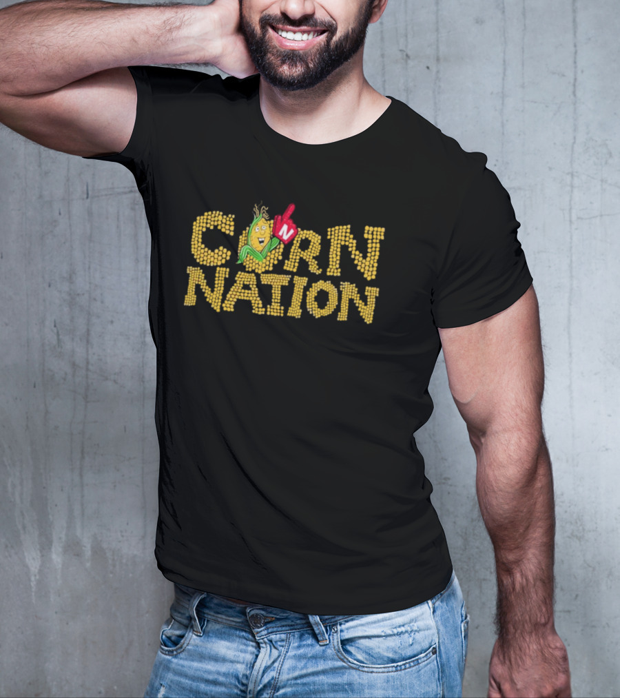 Cobby Corn Nation With Finger Pointing N T-Shirt