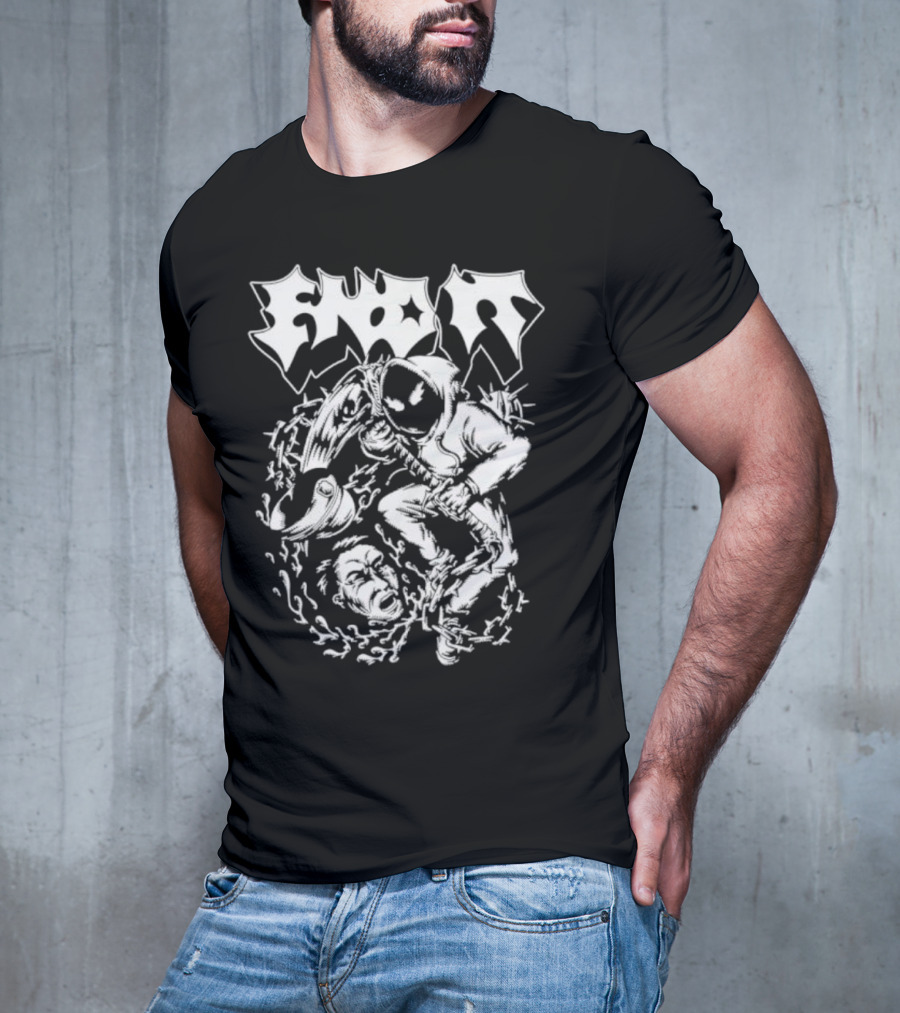 End It Cop Barbed Wire Hoodie Mask T-Shirt