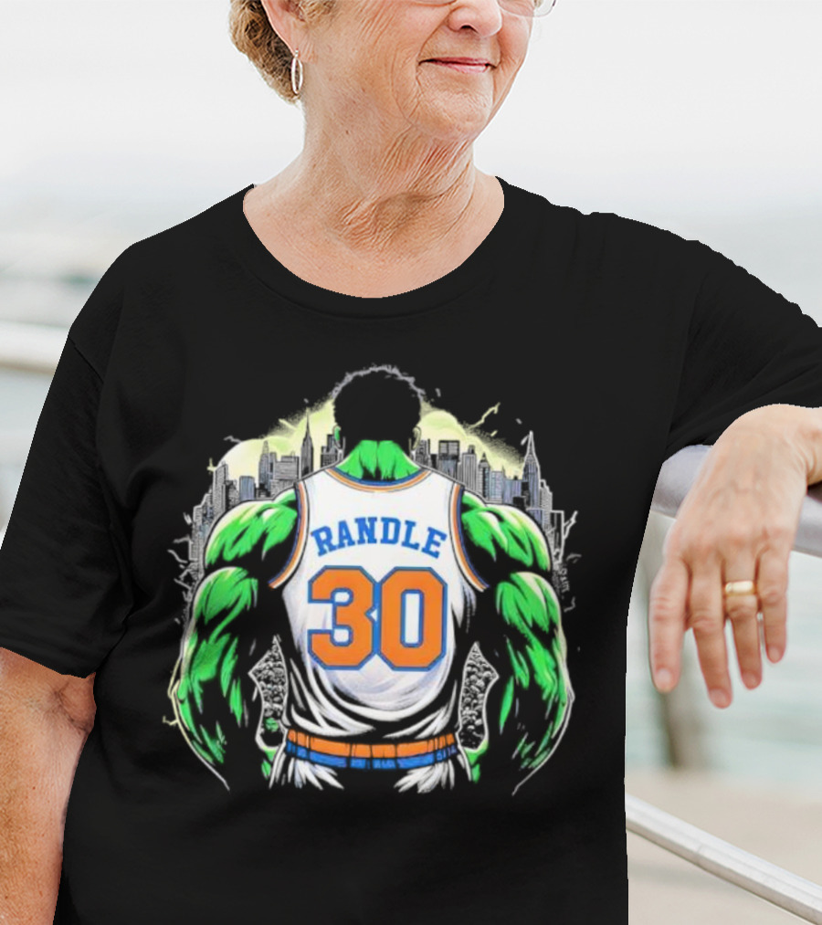 Julius Randle Hulk Rampage Randle 30 NYC Basketball Crossover T-Shirt