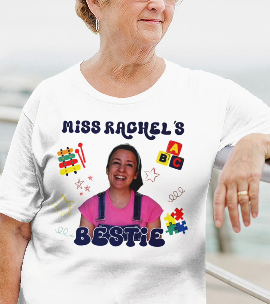 Miss Rachel's Bestie ABC Christmas Custom Name T-Shirt