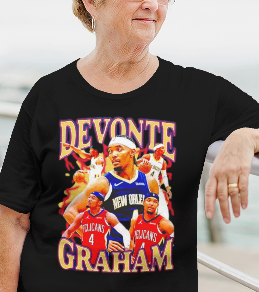Devonte Graham New Orleans Pelicans Basketball T-Shirt