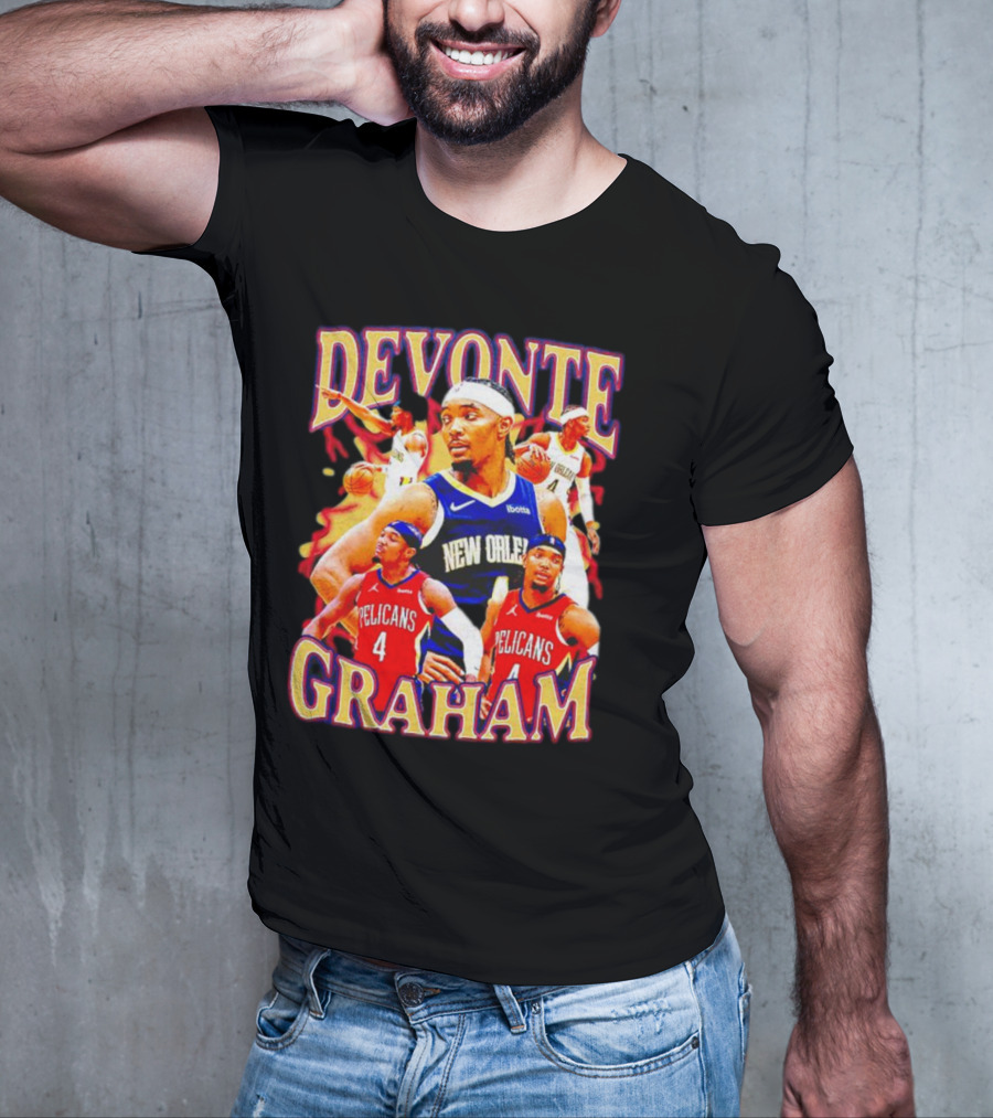 Devonte Graham New Orleans Pelicans Basketball T-Shirt
