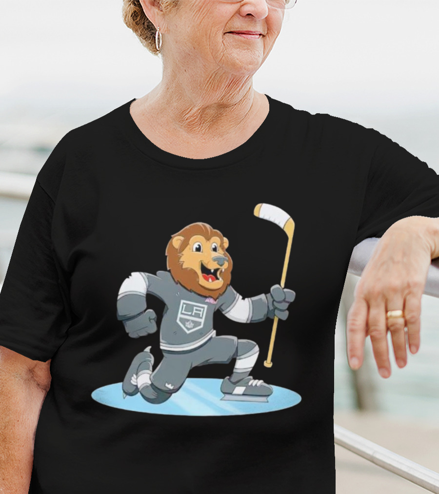 Kings Child Bailey Celebrate LA Hockey Lion Mascot T-Shirt
