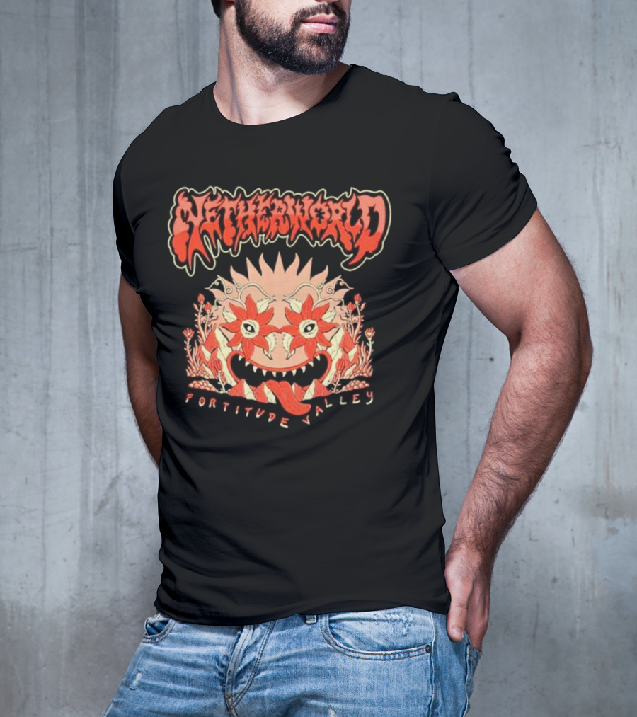 Netherworld Fortitude Valley Arcade Ghastly Floral T-Shirt
