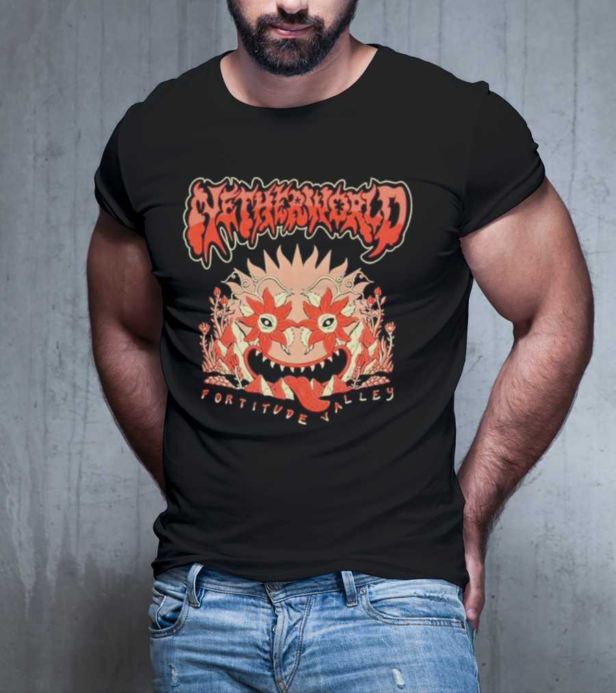 Netherworld Fortitude Valley Arcade Ghastly Floral T-Shirt