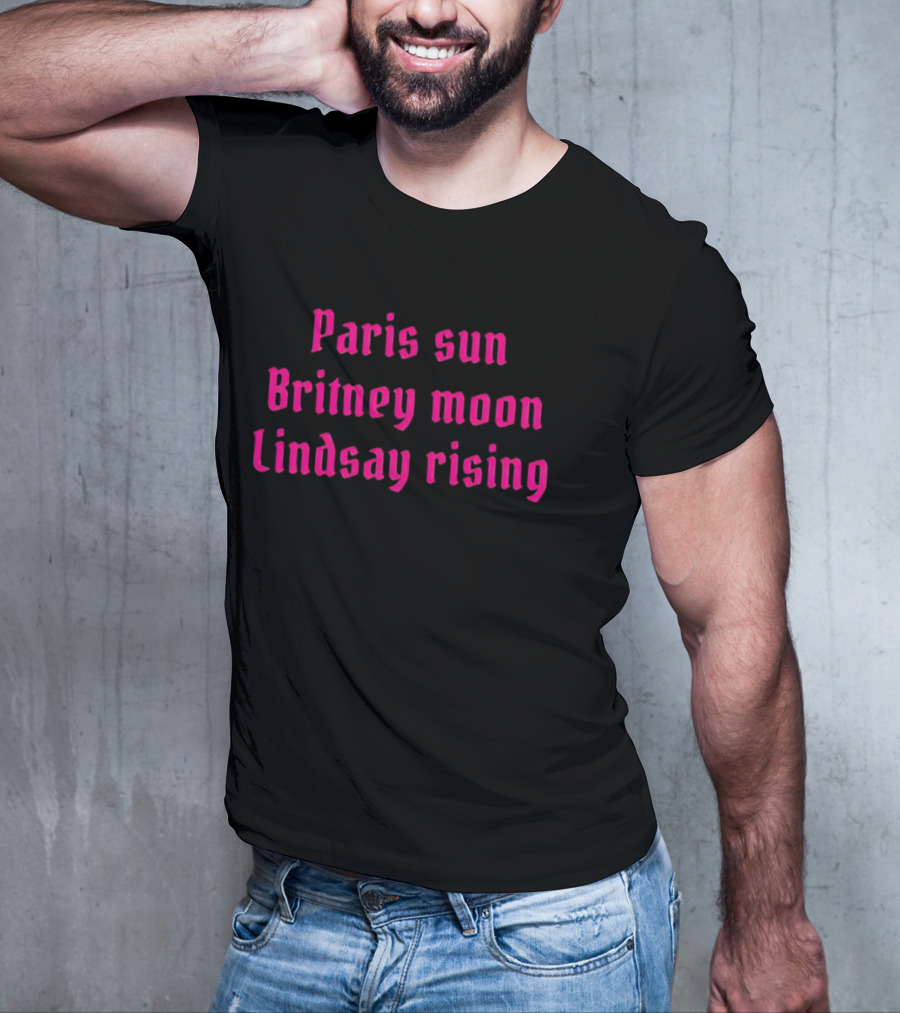 Paris Sun Britney Moon Lindsay Rising Nostalgia Retro T-Shirt