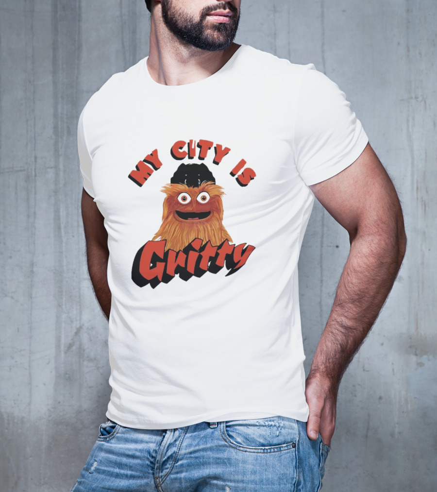 Philadelphia Flyers My City Is Gritty Mascot T-Shirt