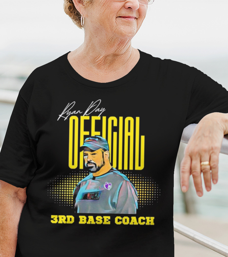 Ryan Day Official 3rd Base Coach T-Shirt