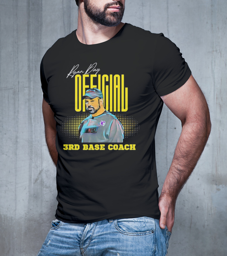 Ryan Day Official 3rd Base Coach T-Shirt
