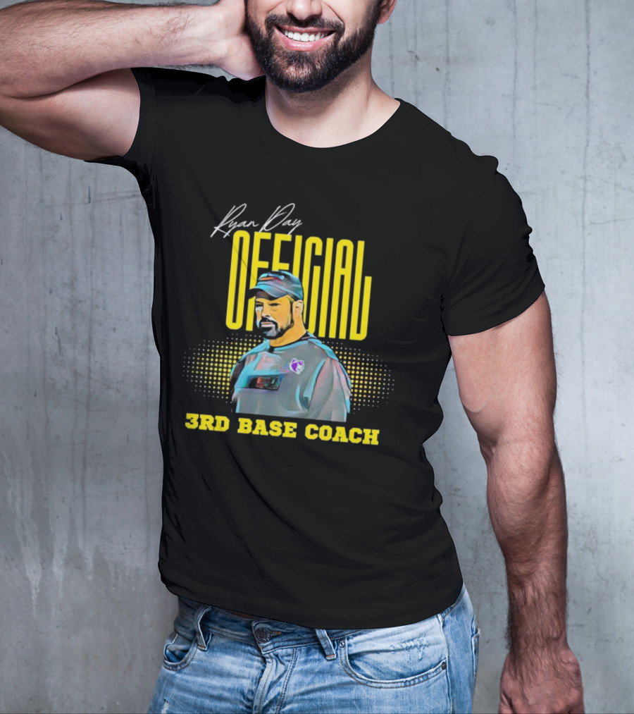 Ryan Day Official 3rd Base Coach T-Shirt