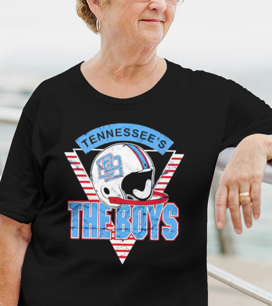 Tennessee's The Boys Football Helmet T-Shirt