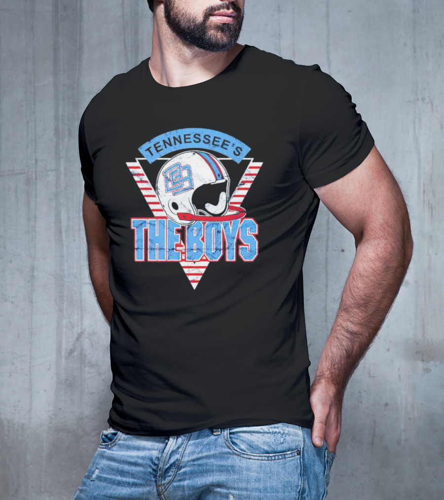 Tennessee's The Boys Football Helmet T-Shirt