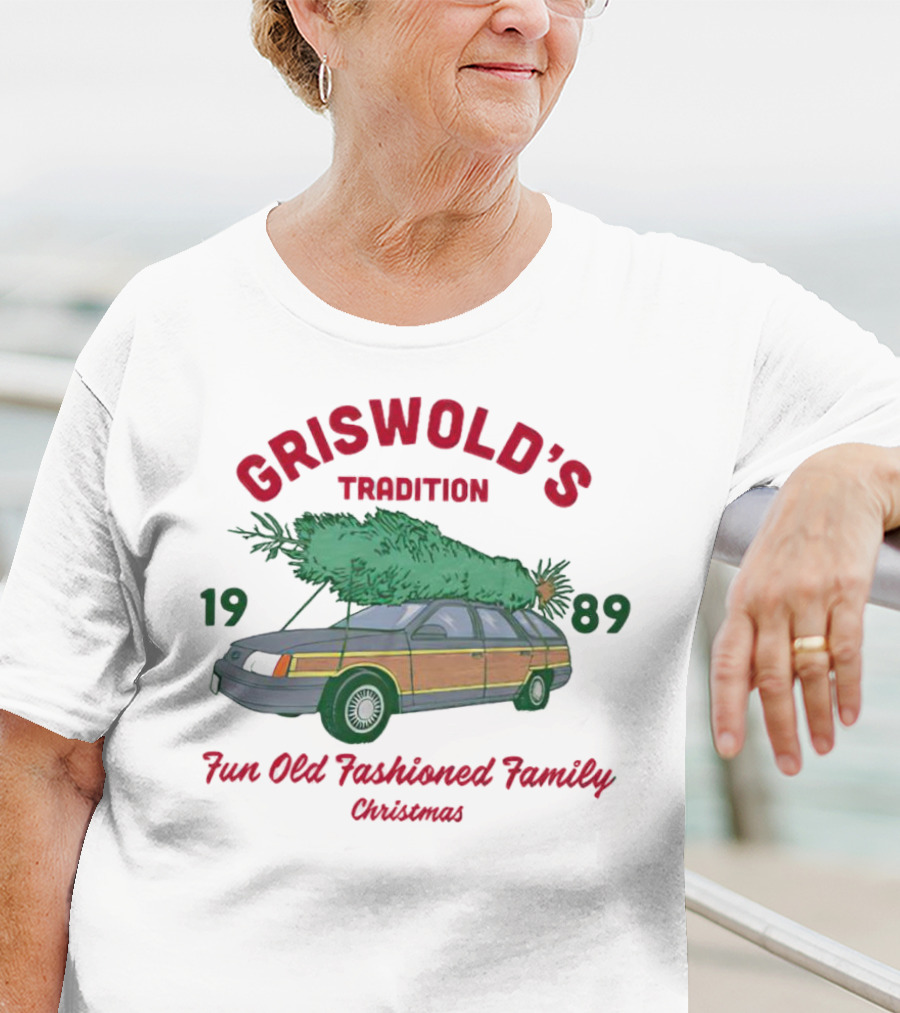 Griswold's Tradition 1989 Fun Old Fashioned Family Christmas T-Shirt