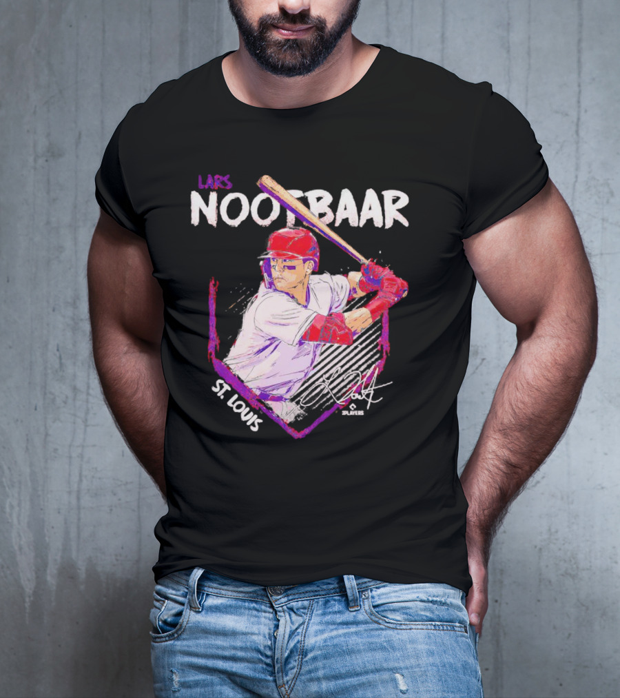 Lars Nootbaar St. Louis Baseball Players Signature T-Shirt