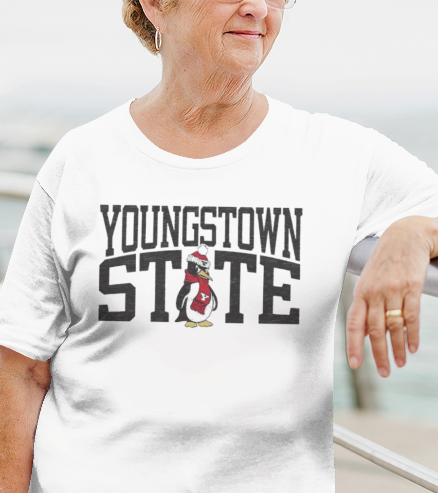 Youngstown State Penguin Pete Christmas Holiday T-Shirt