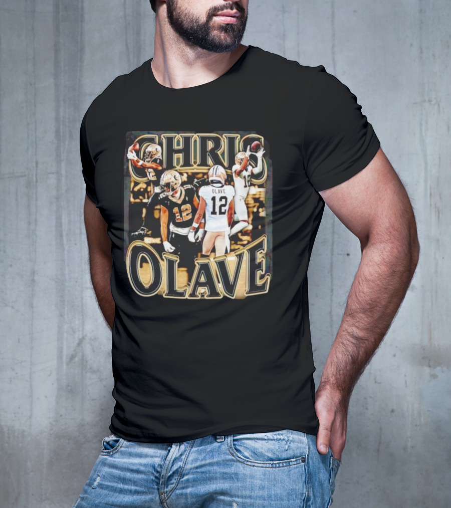 Chris Olave Nola Dreams 12 Saints Football Icons T-Shirt