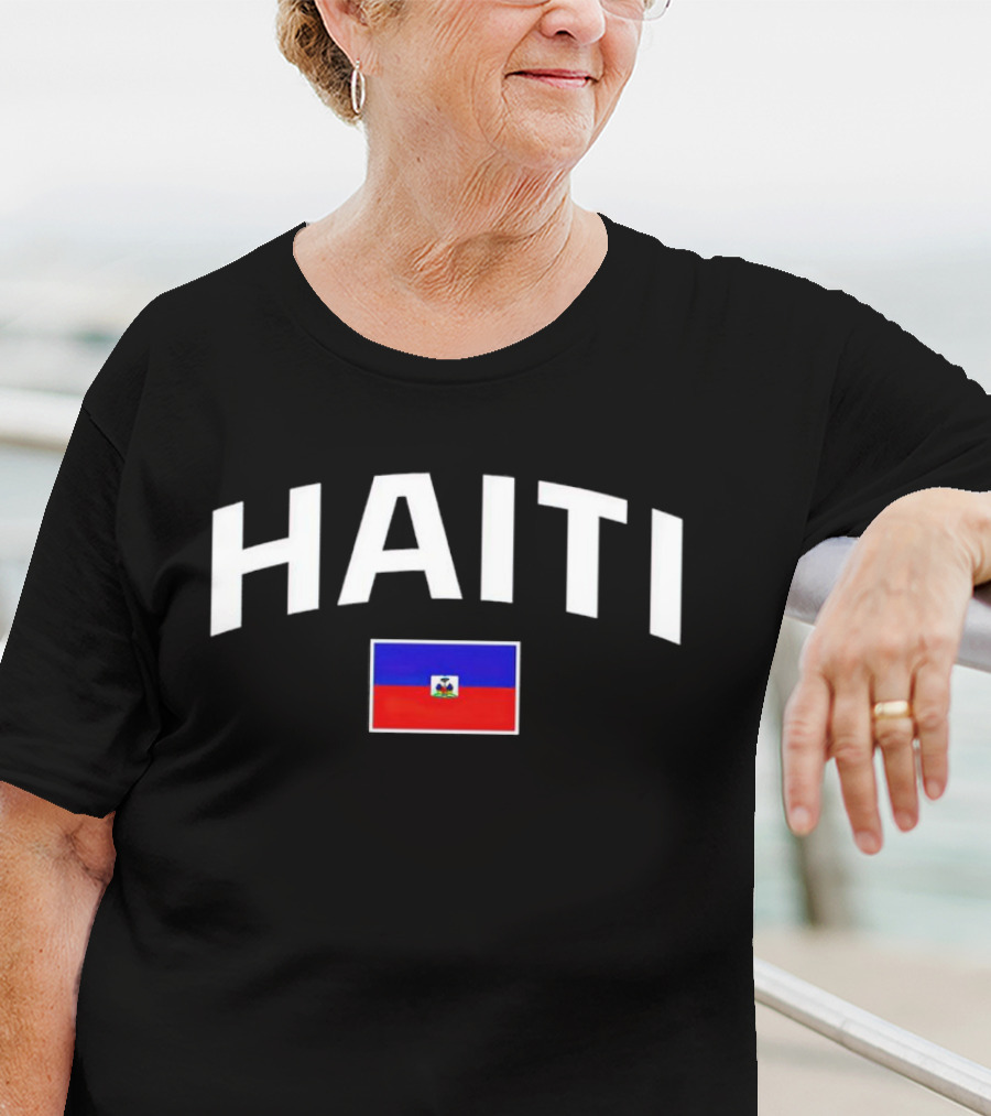 Haiti Island National Flag Emblem T-Shirt