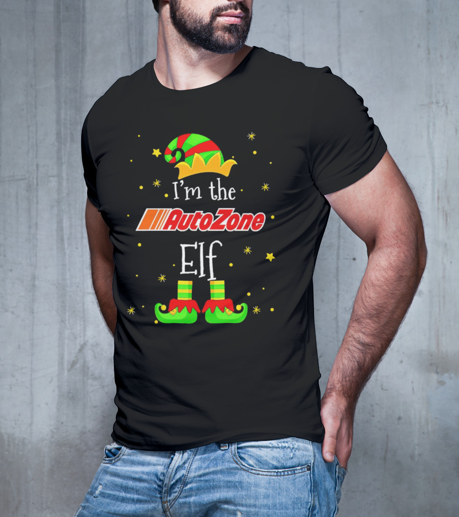 AutoZone Elf Christmas I'm The Holiday Helper T-Shirt