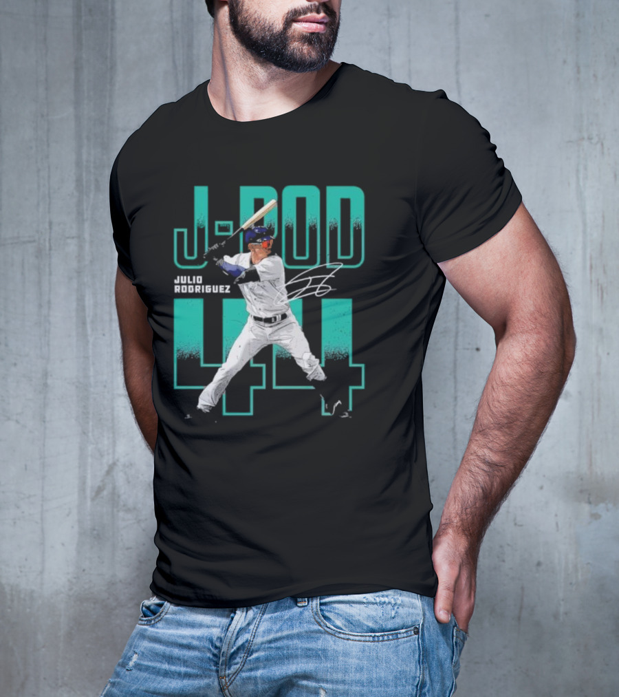 J-Rod Julio Rodriguez 44 Seattle Baseball Player Signature T-Shirt