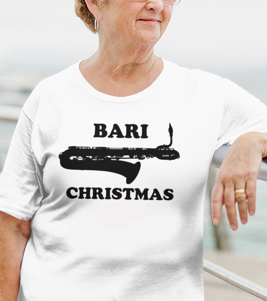 Bari Saxophone Christmas T-Shirt