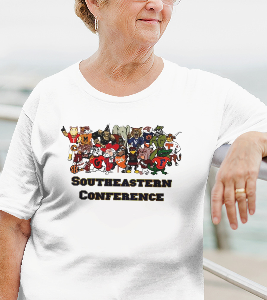 Southeastern Conference Mascots Collection T-Shirt