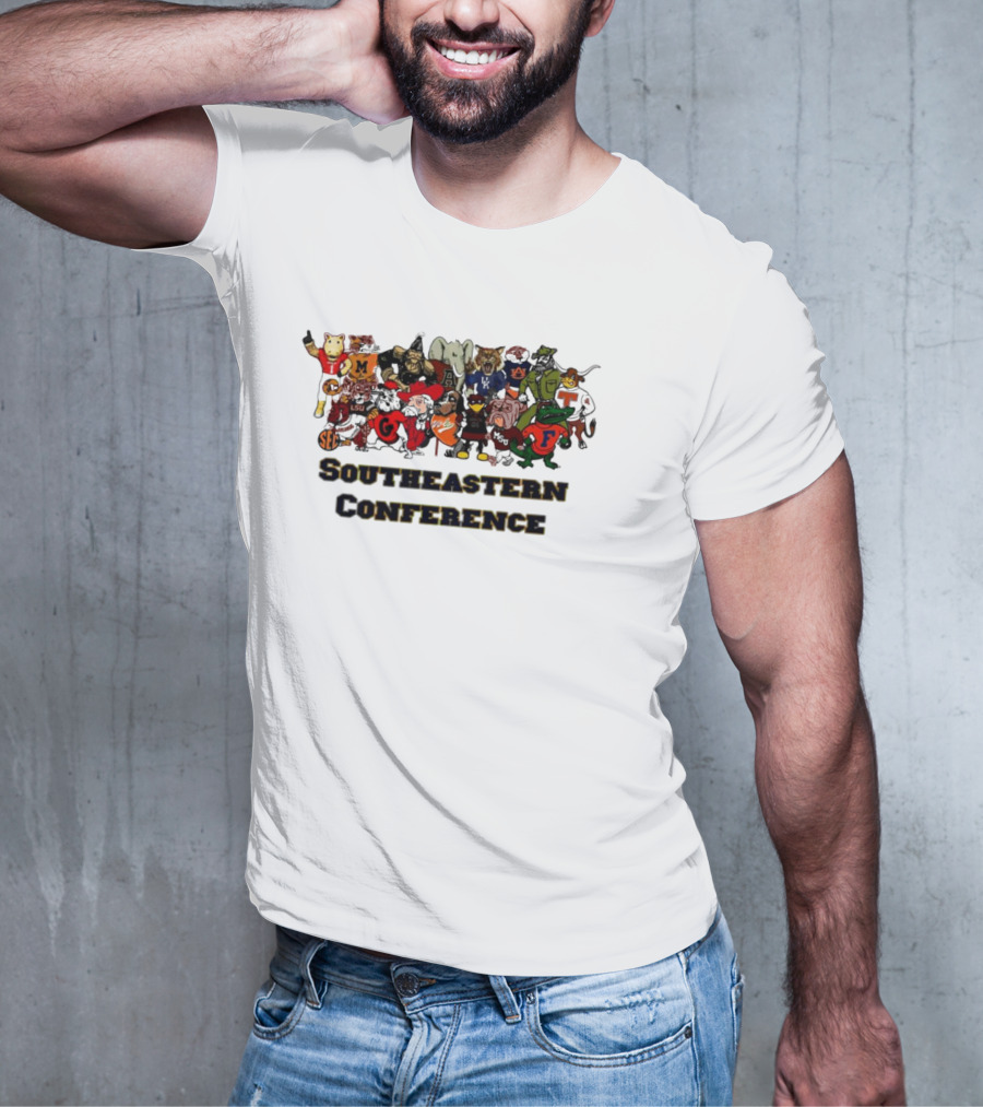 Southeastern Conference Mascots Collection T-Shirt