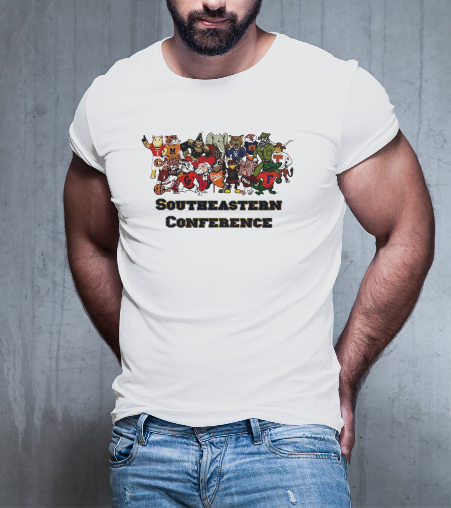 Southeastern Conference Mascots Collection T-Shirt