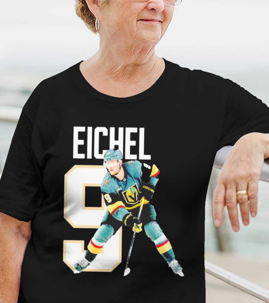 Vegas Golden Knights Jack Eichel 9 Hockey Player MVP T-Shirt