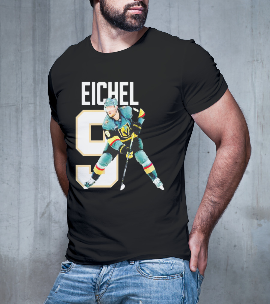 Vegas Golden Knights Jack Eichel 9 Hockey Player MVP T-Shirt